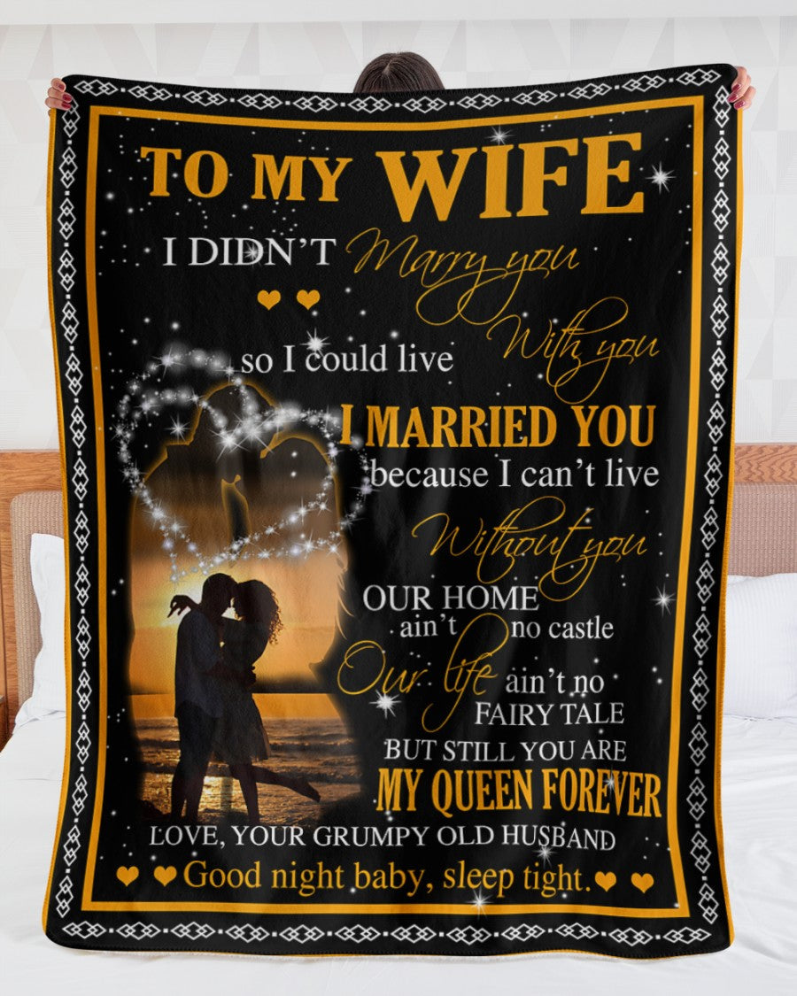 Special Gift For Your Wife Blanket - From Husband (SKUB07-28)