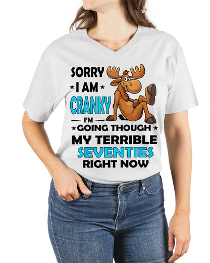 SORRY I AM CRANKY - BIRTHDAY SHIRT FOR WOMEN - NGHL00 (SKU12-249)