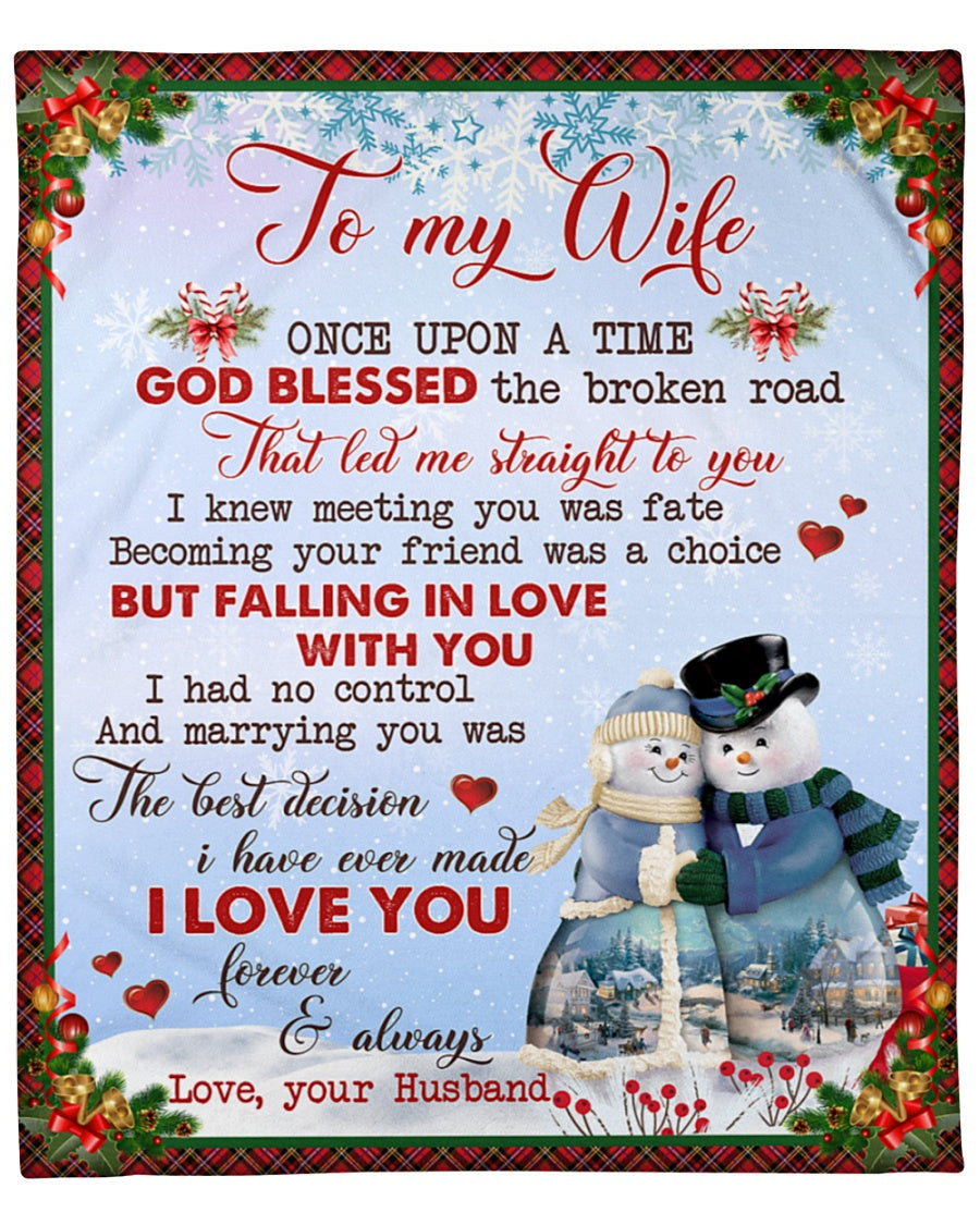 BLANKET FOR WIFE FROM HUSBAND – XMAS GIFT FULL