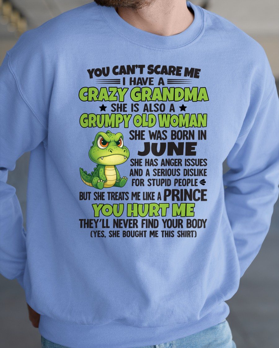 JUNE - YOU CAN'T SCARE ME - FOR GRANDSON - GIFT FROM GRANDMA - NGHL06 (SKU09-85-06)