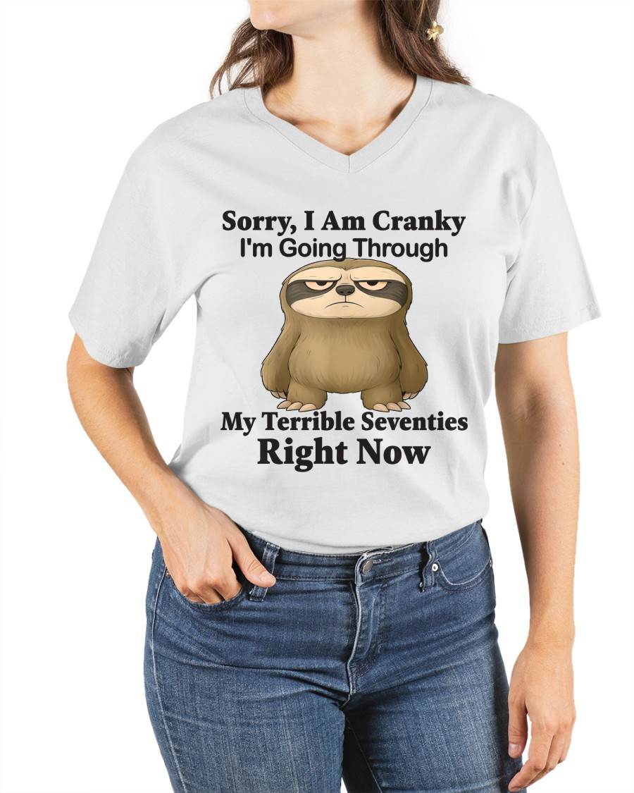 SORRY I AM CRANKY - BIRTHDAY SHIRT FOR WOMEN - NGHL00 (SKU12-226)
