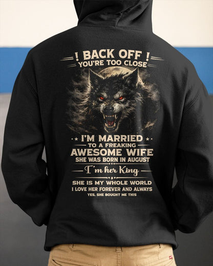 AUGUST - BACK OFF! YOU'RE TOO CLOSE - GIFT FROM WIFE - NGHL08 (SKU26T-01-25-08)