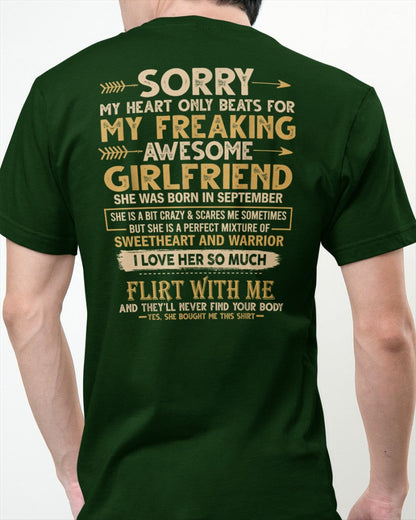 September - Awesome Girl - Perfect Gift For Your Boyfriend, Husband (SKU05-103-09)