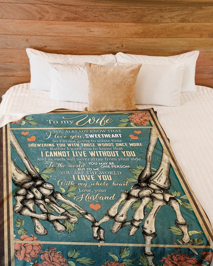 Special Blanket For Wife From Husband (SKUB09-103)