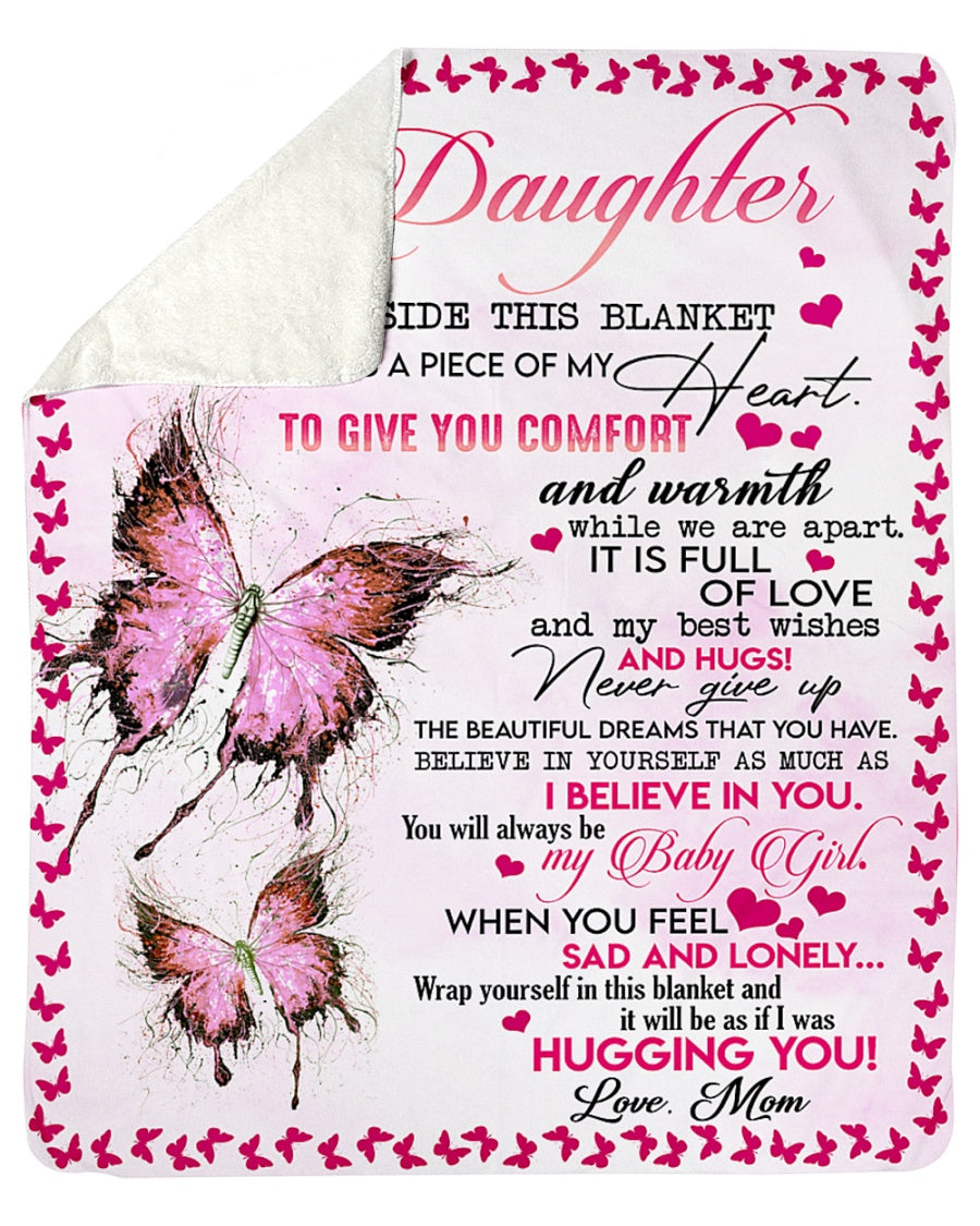 Special gift for daughter from mom blanket (SKUB07-142)