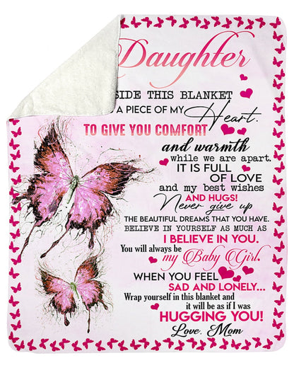 Special gift for daughter from mom blanket (SKUB07-142)