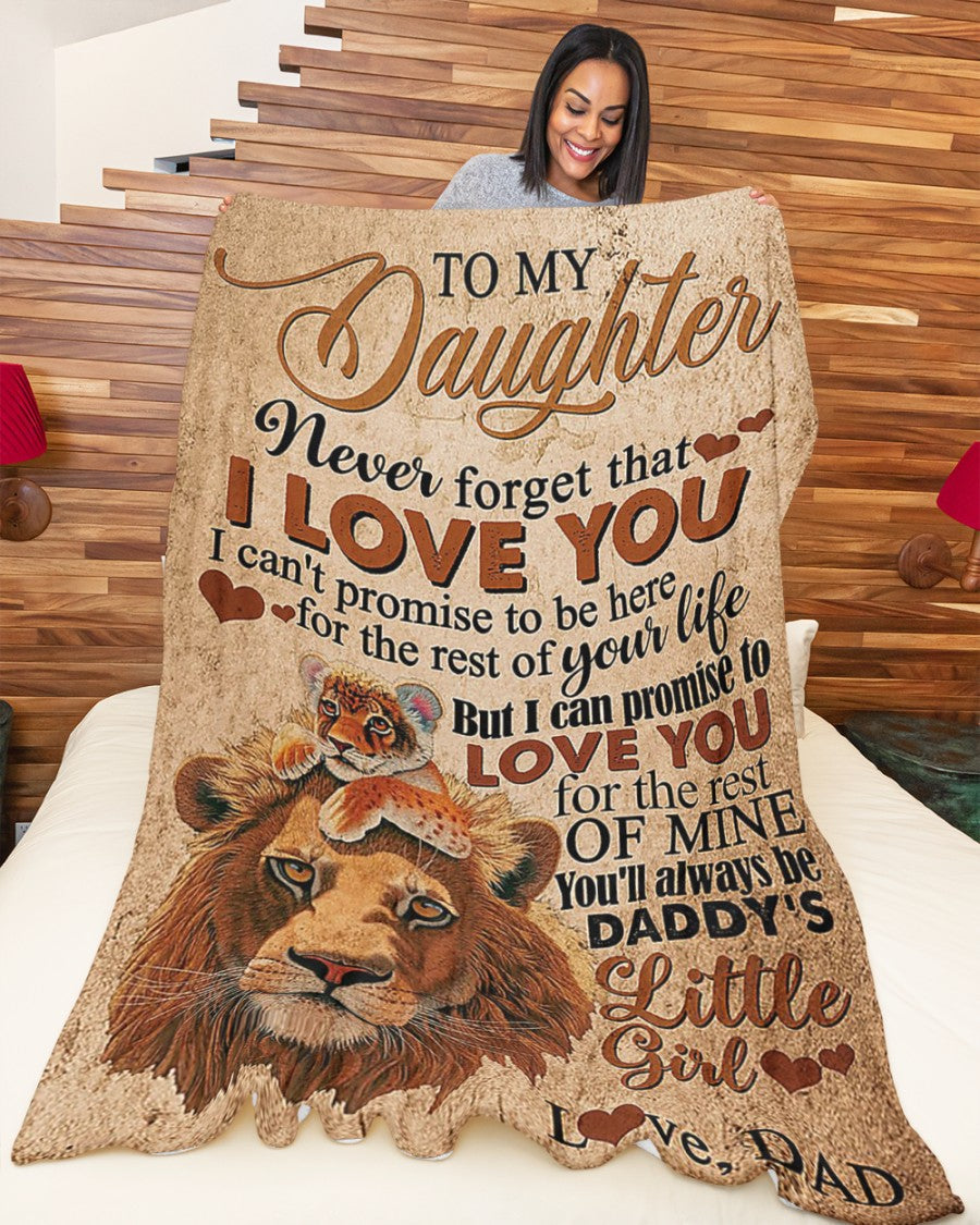 Special Gift For Your Daughter Blanket - From Dad