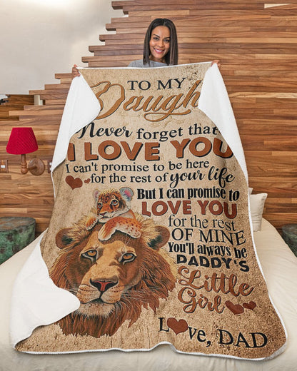 Special Gift For Your Daughter Blanket - From Dad