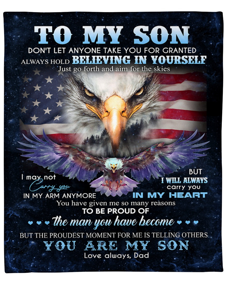 Special gift for Son Blanket From Dad (SKUB07-29)