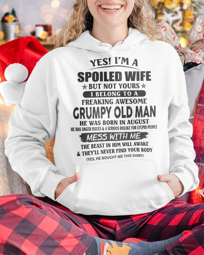 Grumpy Old Man August – Perfect gift for your wife From Husband – NGHL08 (SKU08-63-08)