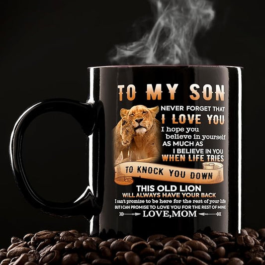 Perfect Birthday or Christmas Gift – To My Son from Mom Mug