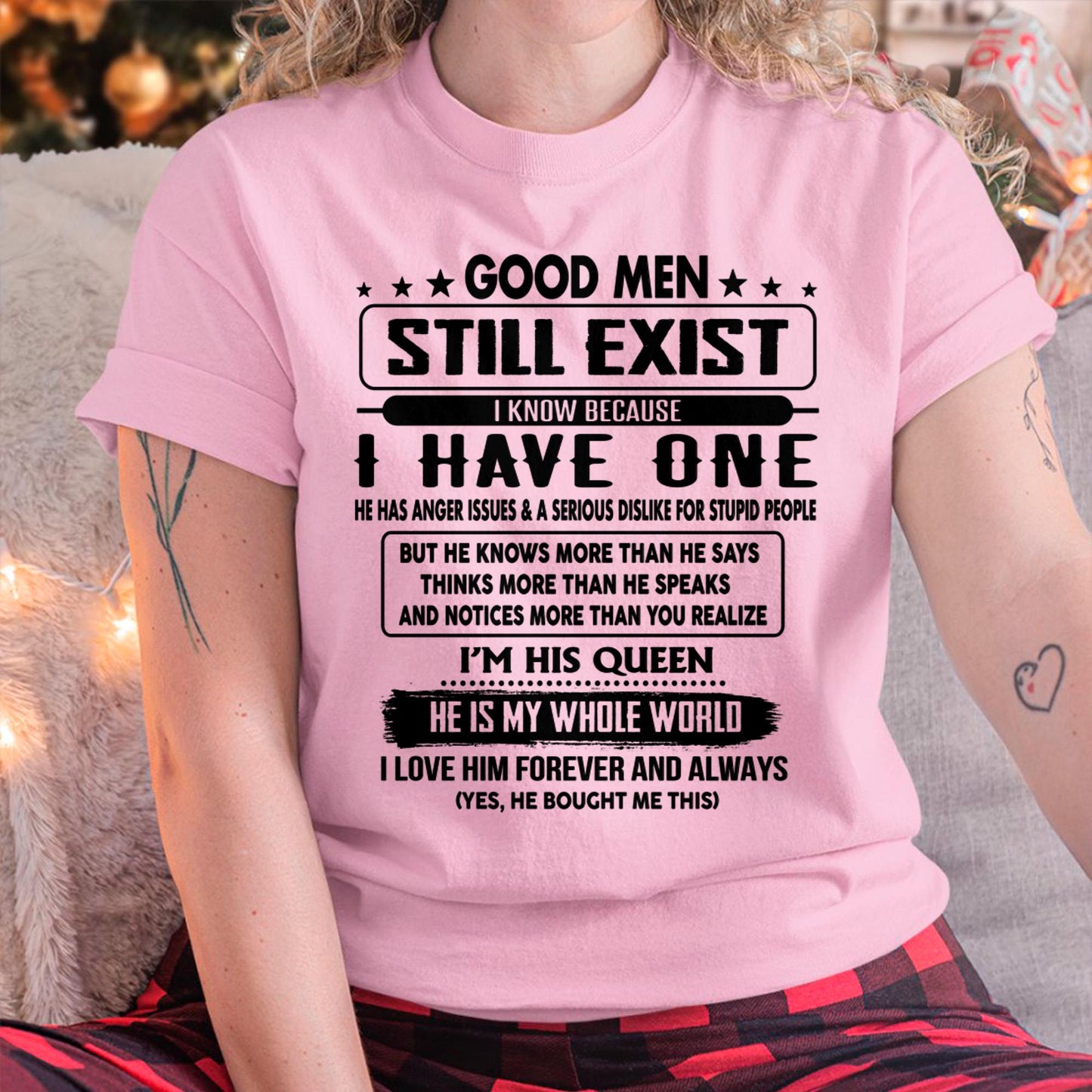 Good men Still Exist - gift for your girlfriend, wife from Husband - NGHL00 (SKU-GM-00)