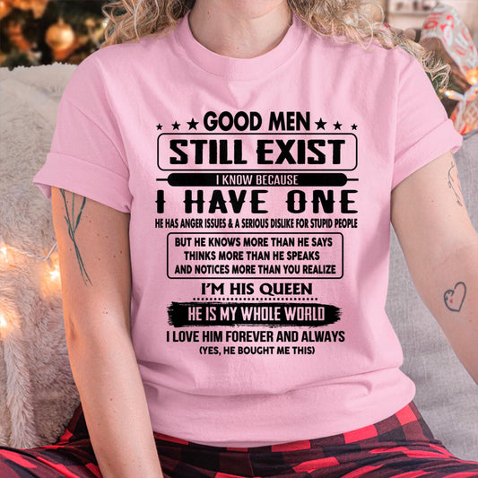 Good men Still Exist - gift for your girlfriend, wife from Husband - NGHL00 (SKU-GM-00)