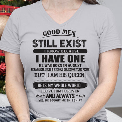 August - Good Men Still Exist - Perfect Gift For Girlfriend, Wife From Husband - NGHL08 (SKU07-166-08)